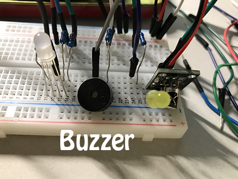 The buzzer on the base station