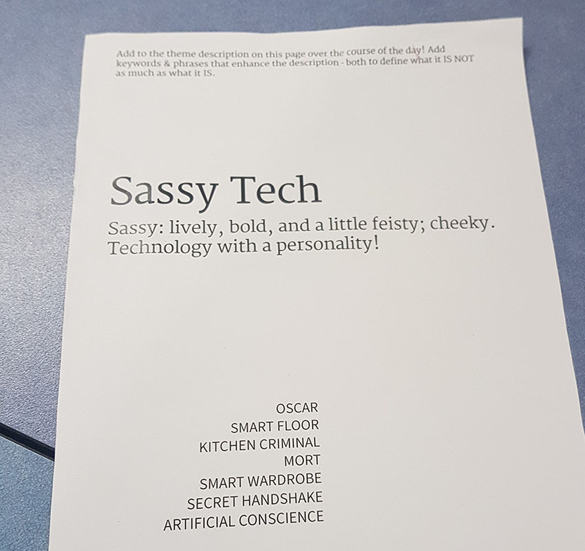 Sassy Tech paper
